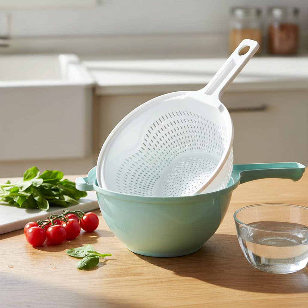 Handled Strainer Set